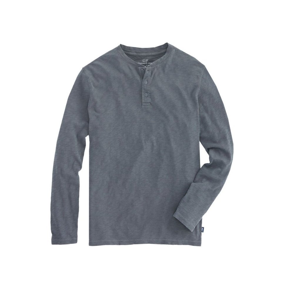 Vineyard Vines Jersey Garment Dye Slub Henley Condor, Medium! NWT!
